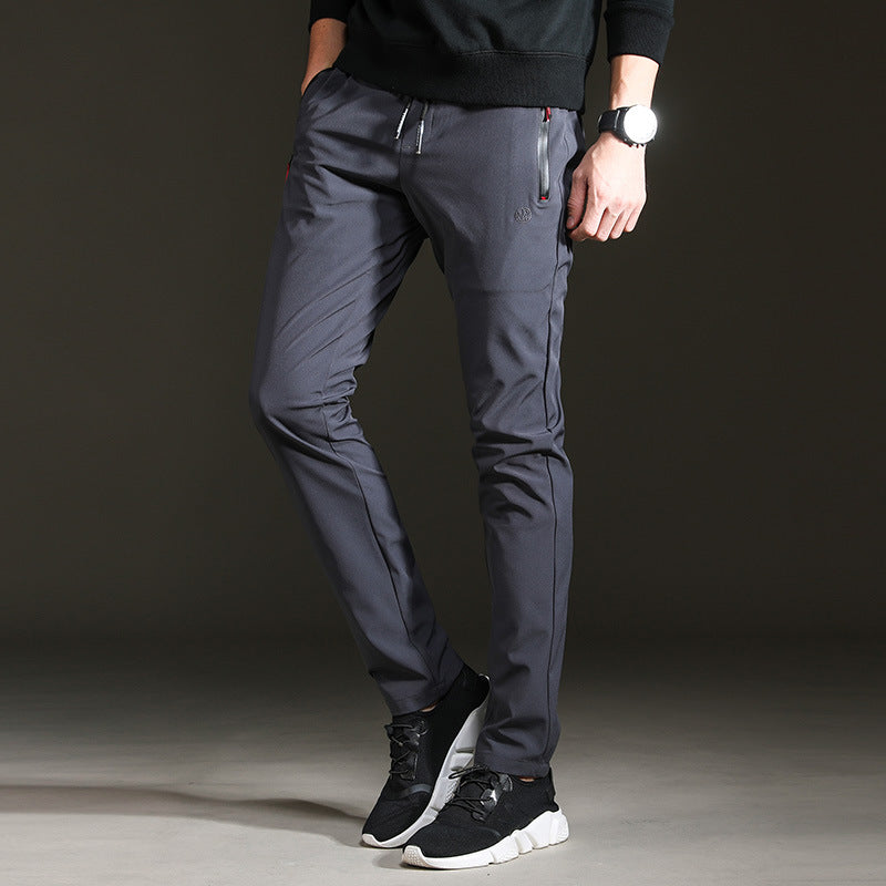 Trendy Slim Mens Pants Loose Cropped Sweatpants - Frazeshop