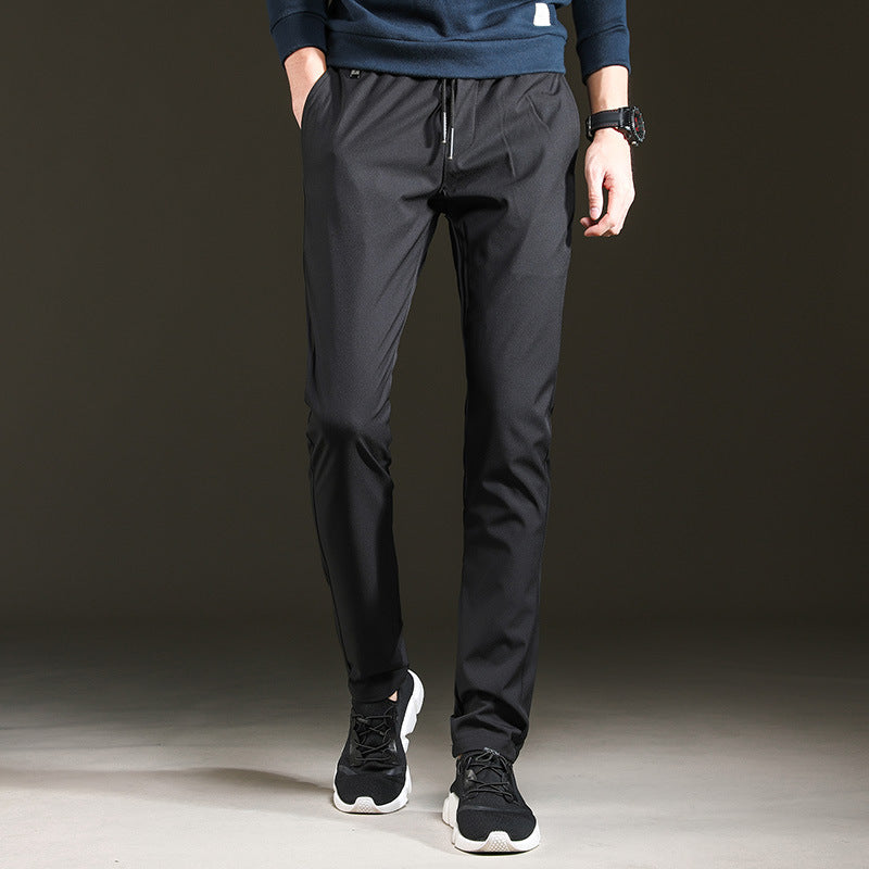 Trendy Slim Mens Pants Loose Cropped Sweatpants - Frazeshop