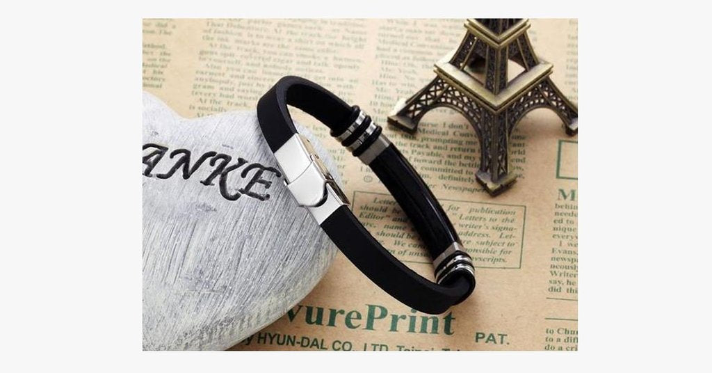 Zap Stainless Steel Men's Bracelet - Frazeshop