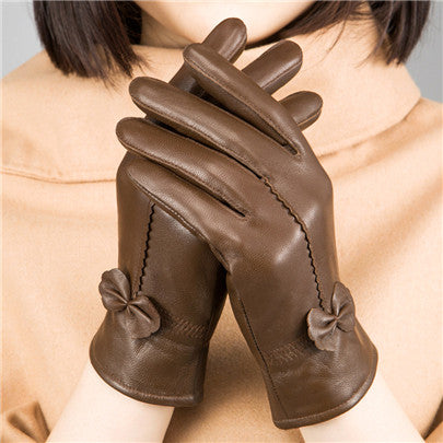 Woman's Luxury Gloves - Frazeshop