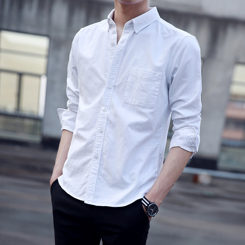 Long-Sleeved Casual Men's Shirt - Frazeshop