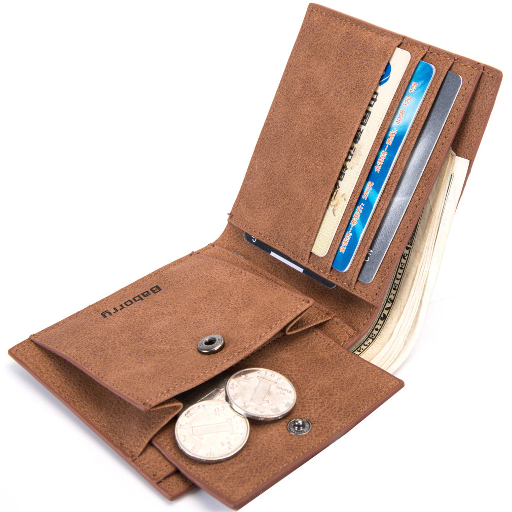 Men's Wallet with Coin Bag - Frazeshop