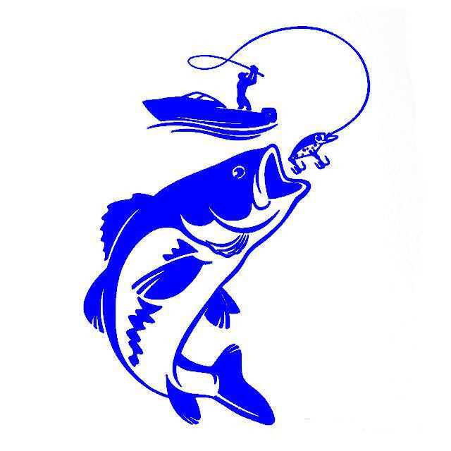 Fishing Car Stickers Fish Car Stickers Wall Stickers Waterproof Stickers - Frazeshop