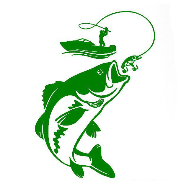 Fishing Car Stickers Fish Car Stickers Wall Stickers Waterproof Stickers - Frazeshop
