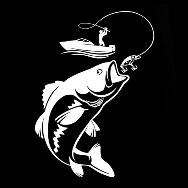Fishing Car Stickers Fish Car Stickers Wall Stickers Waterproof Stickers - Frazeshop