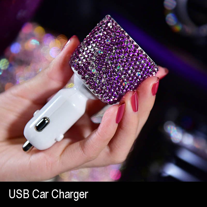 Rhinestone Car Accessories For Women - Frazeshop