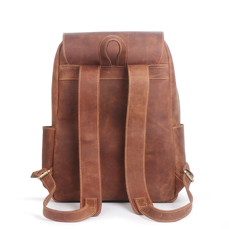 Luxury Leather Retro Backpack - Frazeshop