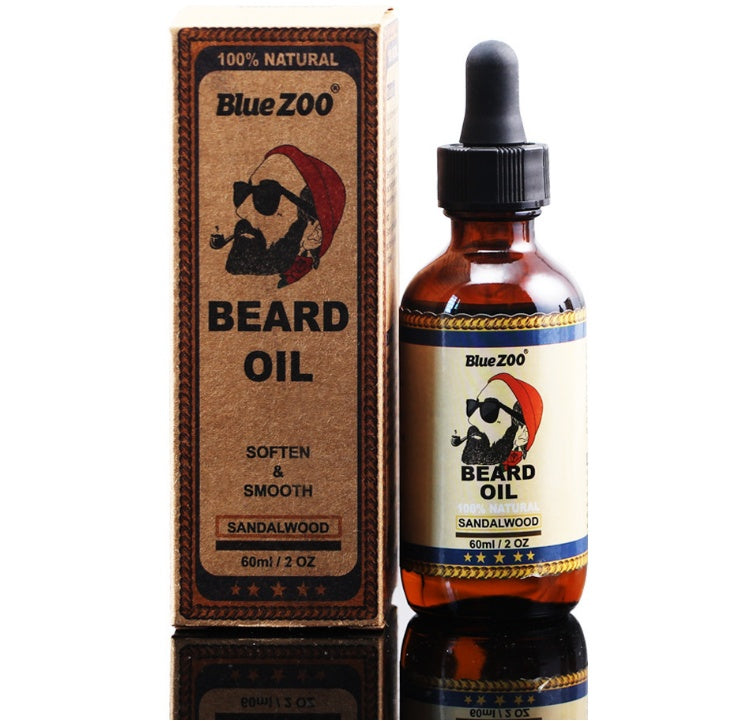 Manly Groomer Blue ZOO Beard Oil - Frazeshop