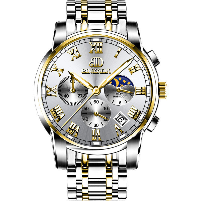 Men's Fashion Quartz Watch Waterproof - Frazeshop