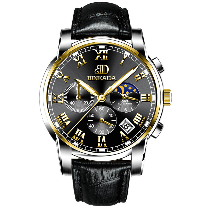Men's Fashion Quartz Watch Waterproof - Frazeshop
