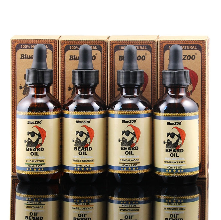 Manly Groomer Blue ZOO Beard Oil - Frazeshop