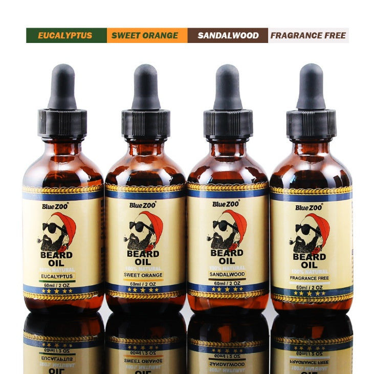 Manly Groomer Blue ZOO Beard Oil - Frazeshop