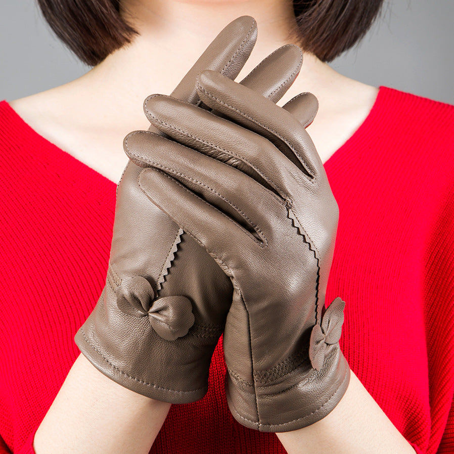 Woman's Luxury Gloves - Frazeshop