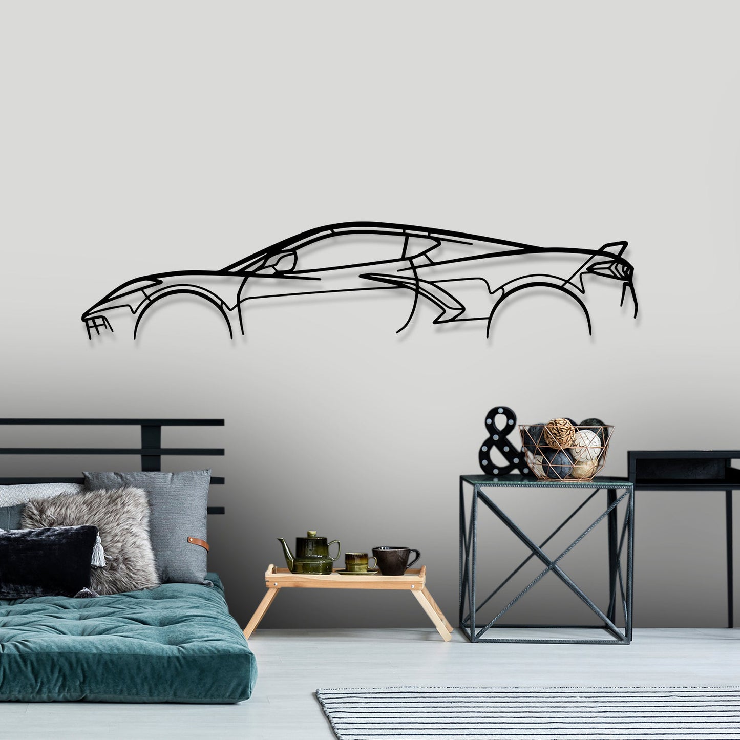 Car Silhouette Garage Wall Art - Frazeshop