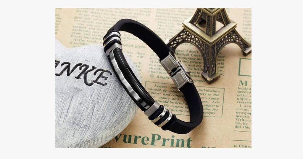 Zap Stainless Steel Men's Bracelet - Frazeshop