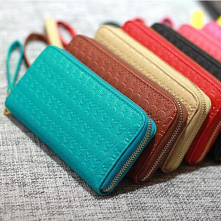 Skull Patterned Mobile Phone Wallet - Frazeshop