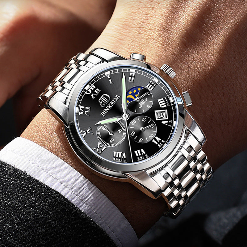 Men's Fashion Quartz Watch Waterproof - Frazeshop