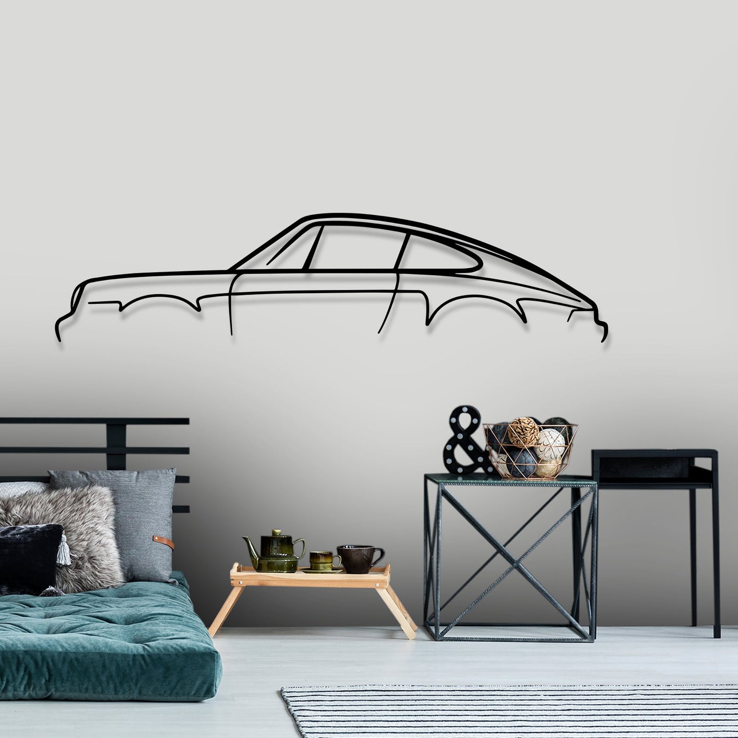 Car Silhouette Garage Wall Art - Frazeshop