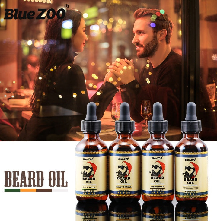Manly Groomer Blue ZOO Beard Oil - Frazeshop