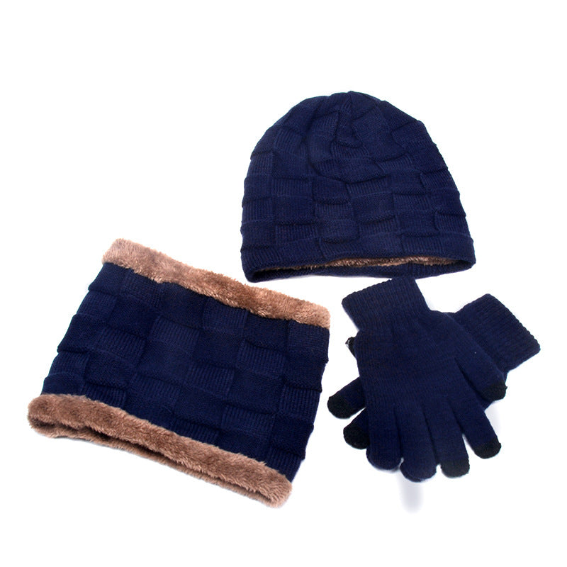 Hat Scarf Gloves Three-piece Collection - Frazeshop