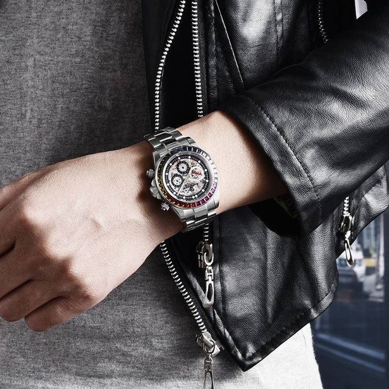 Men's Stainless-Steel Watch - Frazeshop