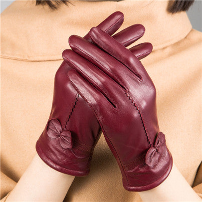 Woman's Luxury Gloves - Frazeshop
