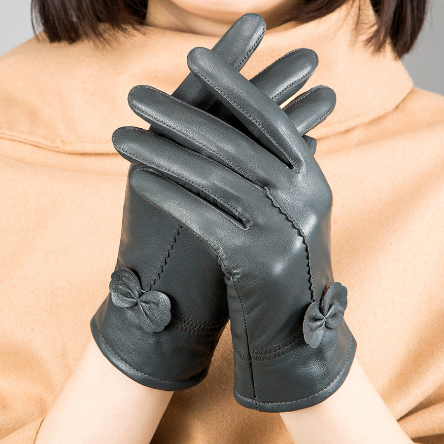 Woman's Luxury Gloves - Frazeshop