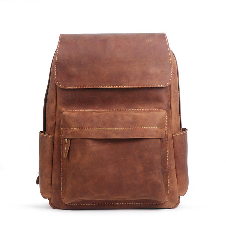 Luxury Leather Retro Backpack - Frazeshop
