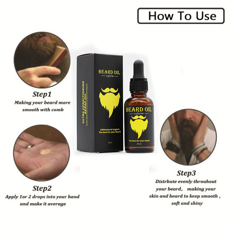 Men's Fashion Beard Care Oil - Frazeshop