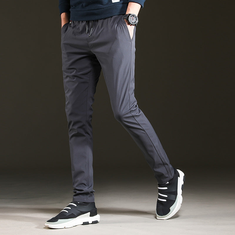 Trendy Slim Mens Pants Loose Cropped Sweatpants - Frazeshop