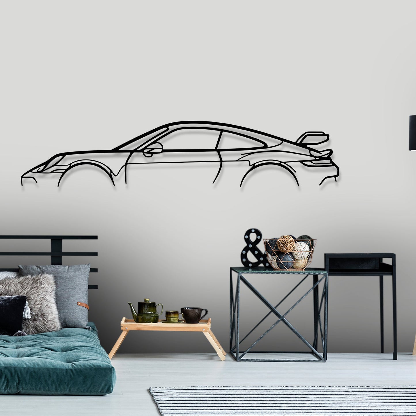 Car Silhouette Garage Wall Art - Frazeshop