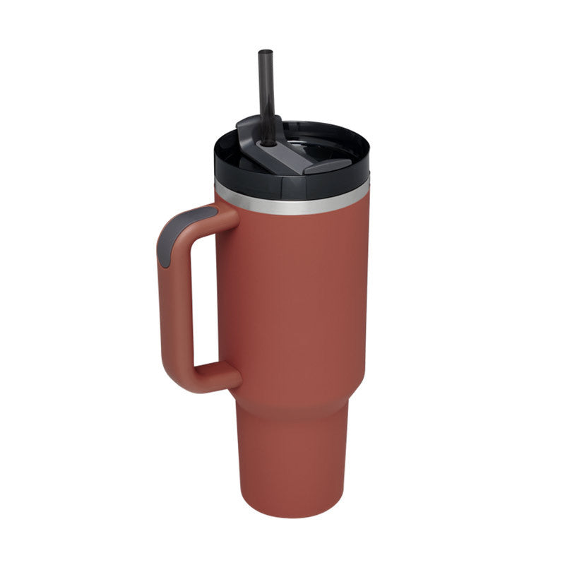 Insulation Cup With Handle | Stainless Steel Water Bottle - Frazeshop