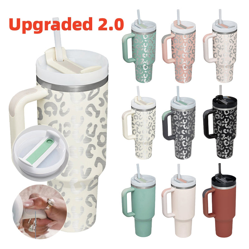 Insulation Cup With Handle | Stainless Steel Water Bottle - Frazeshop