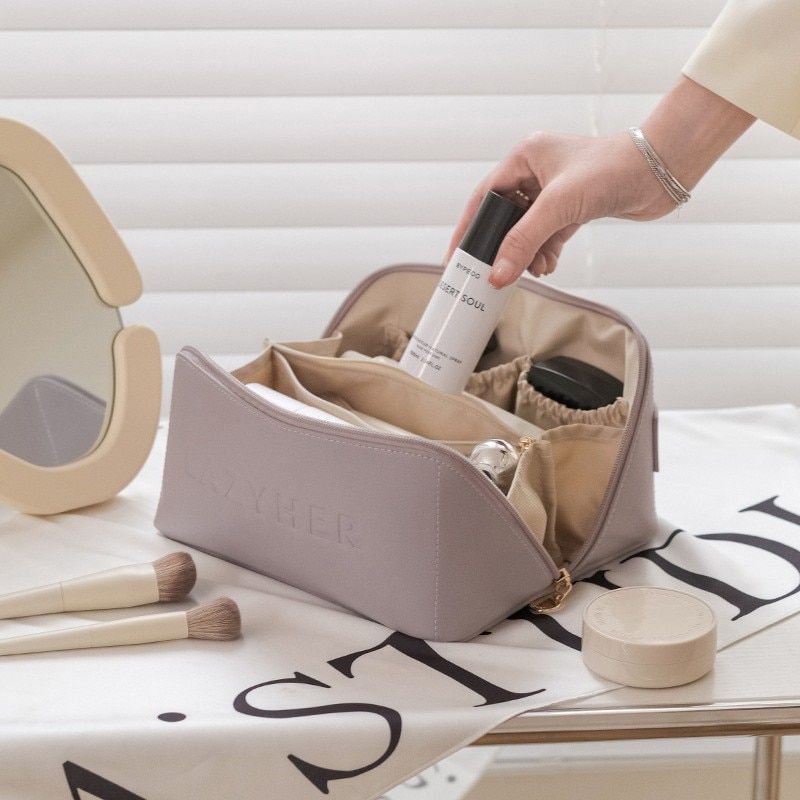 Travel Cosmetic Bag/Women's Toiletries Organizer Female Storage Make Up Bag - Frazeshop