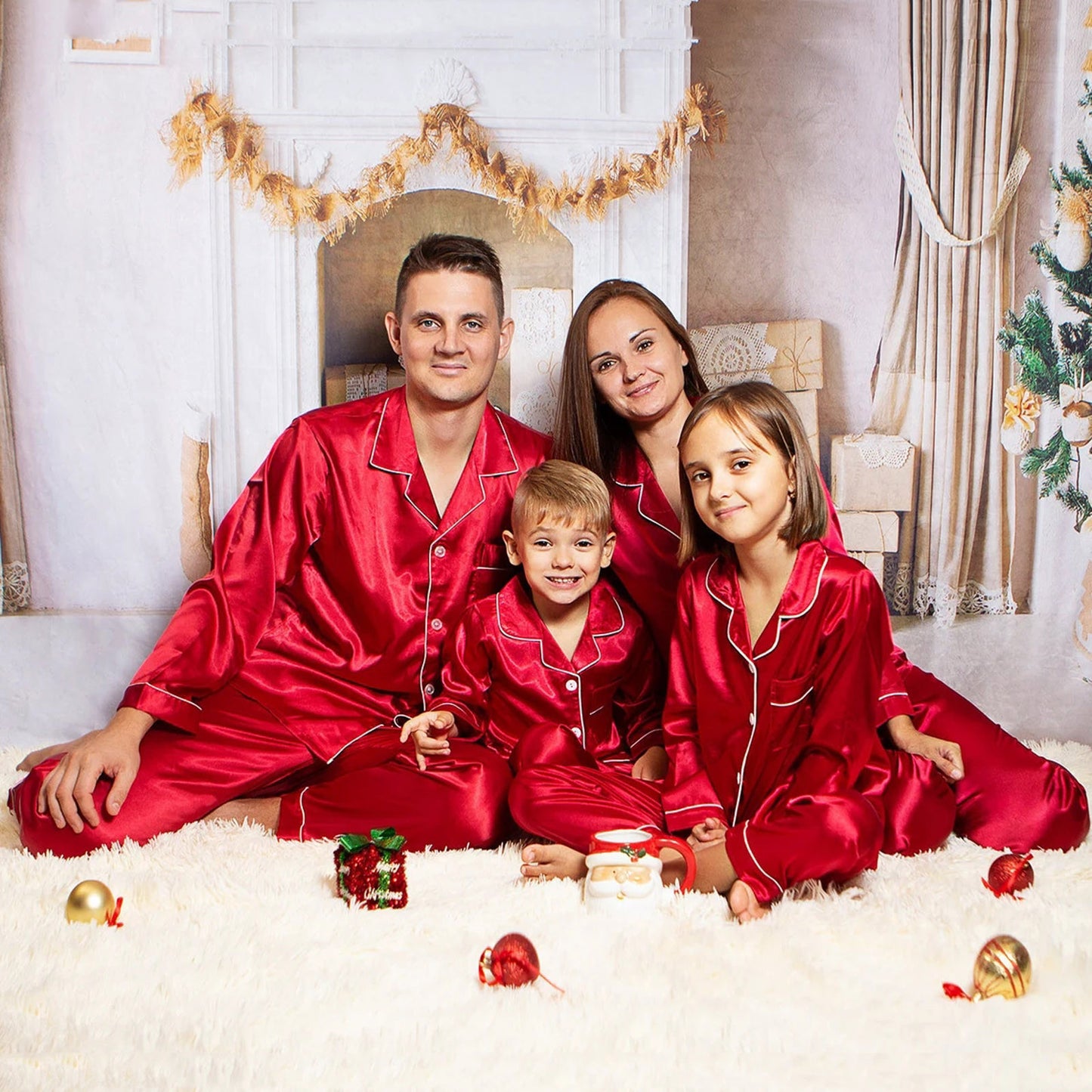 Long-sleeved Pajamas Ice Silk Home Wear - Frazeshop