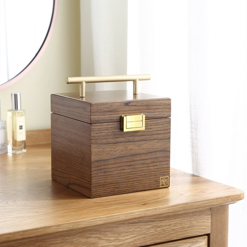 Classical Wooden Jewelry Storage Box - Frazeshop