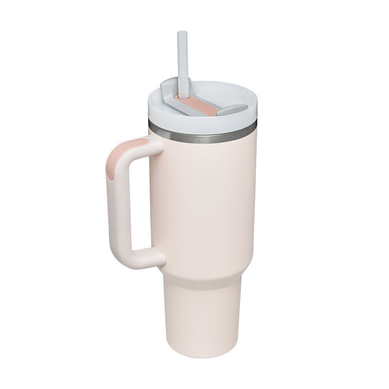 Insulation Cup With Handle | Stainless Steel Water Bottle - Frazeshop