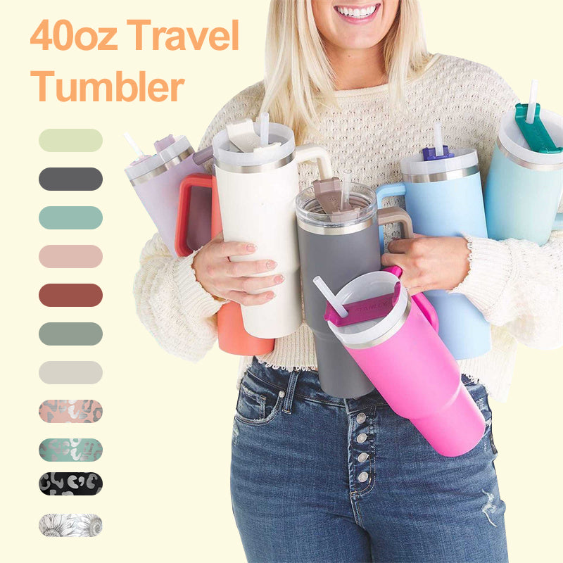 Insulation Cup With Handle | Stainless Steel Water Bottle - Frazeshop