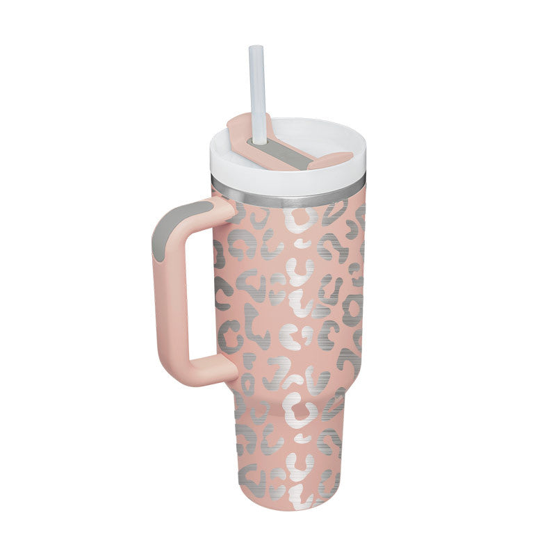 Insulation Cup With Handle | Stainless Steel Water Bottle - Frazeshop