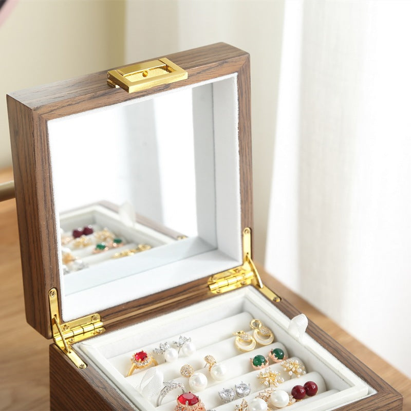 Classical Wooden Jewelry Storage Box - Frazeshop