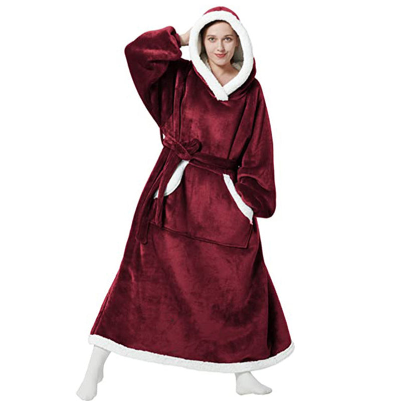 Winter Hoodie Blanket/Pullover Robe - Frazeshop
