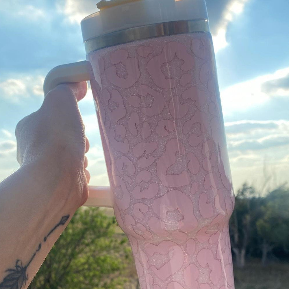 Insulation Cup With Handle | Stainless Steel Water Bottle - Frazeshop