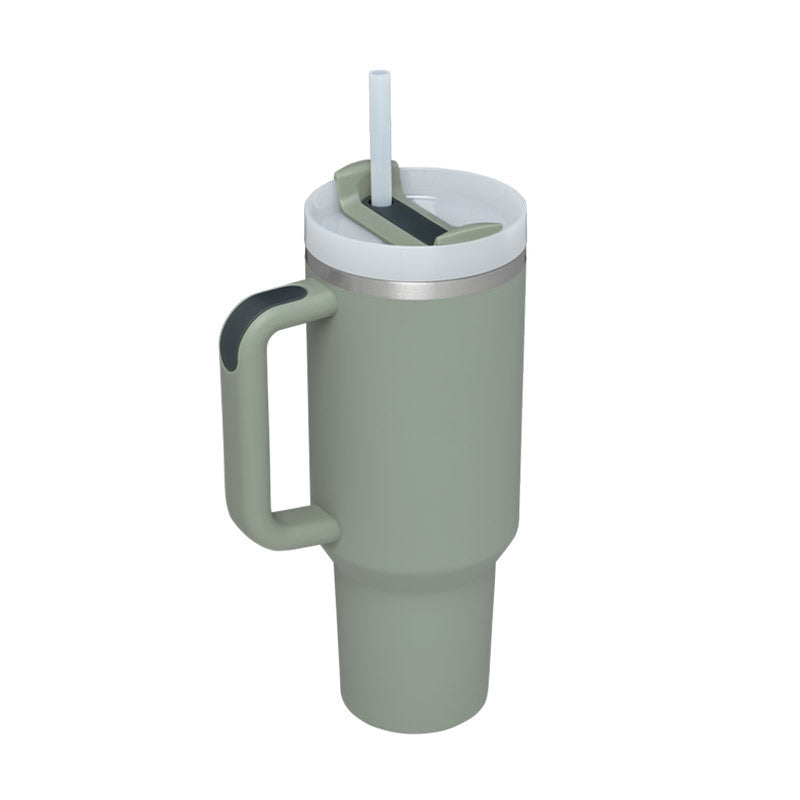 Insulation Cup With Handle | Stainless Steel Water Bottle - Frazeshop
