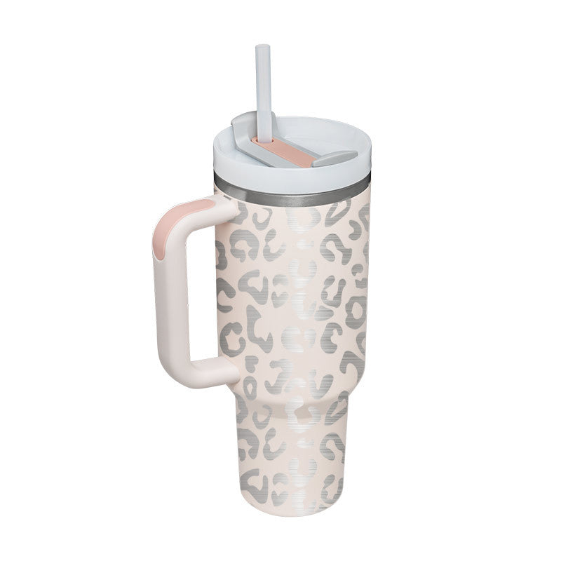 Insulation Cup With Handle | Stainless Steel Water Bottle - Frazeshop