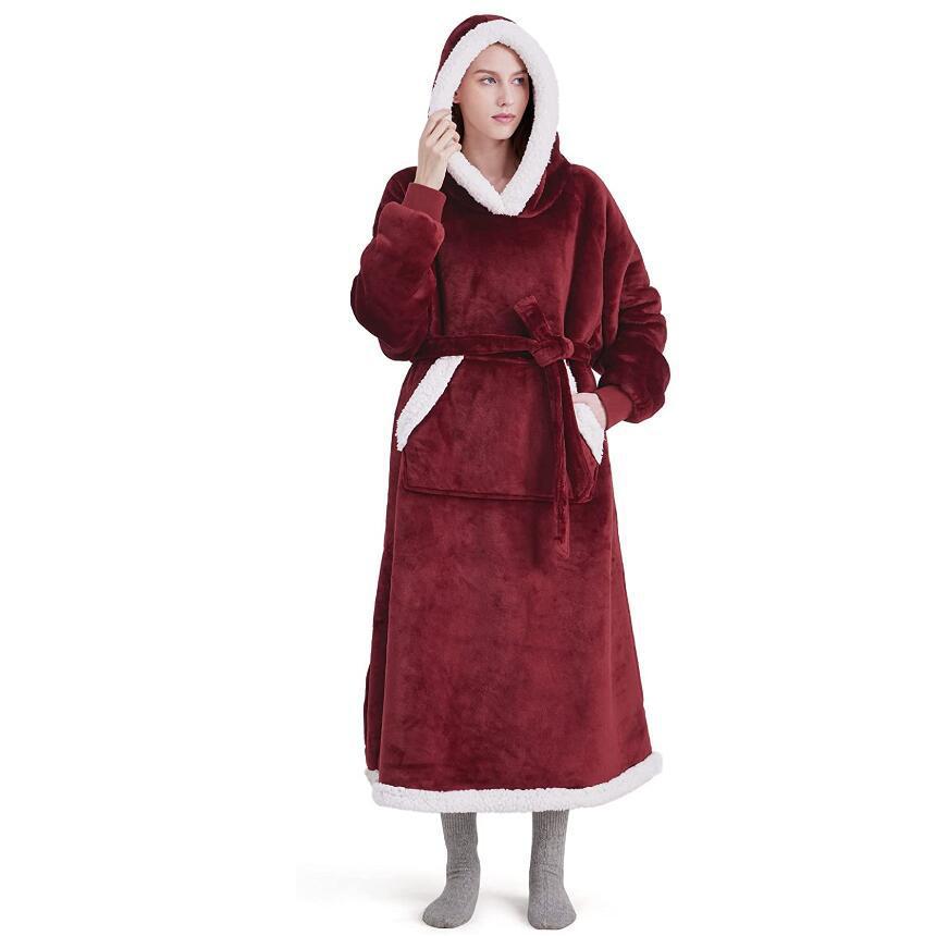 Winter Hoodie Blanket/Pullover Robe - Frazeshop