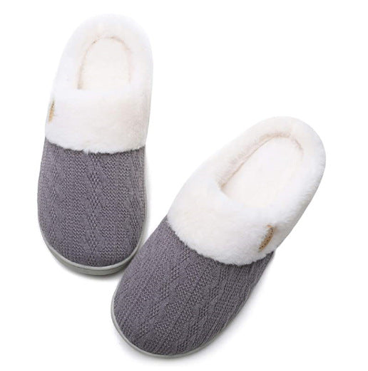 European Size Cotton Wool Slippers - Frazeshop