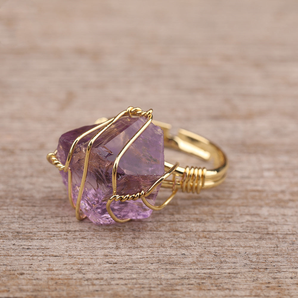 Natural Gemstone Ring - Frazeshop