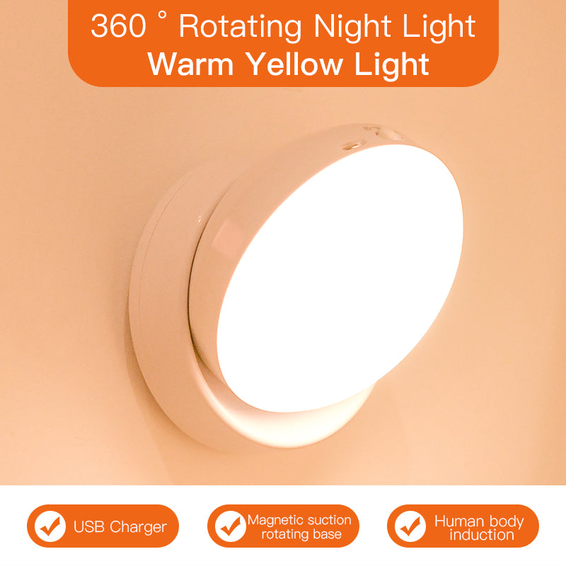 Rotating Corridor/Garage/Wardrobe Light (Motion Sensor Night Light) - Frazeshop