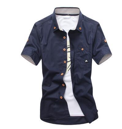 Embroidery Mens Shirts - Frazeshop