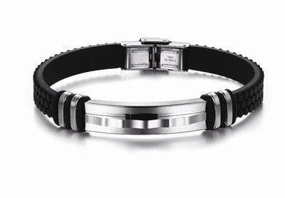 Zap Stainless Steel Men's Bracelet - Frazeshop